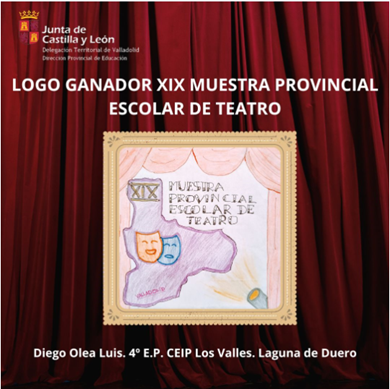 Logo ganador XIX Muestra provincial teatro Valaldolid