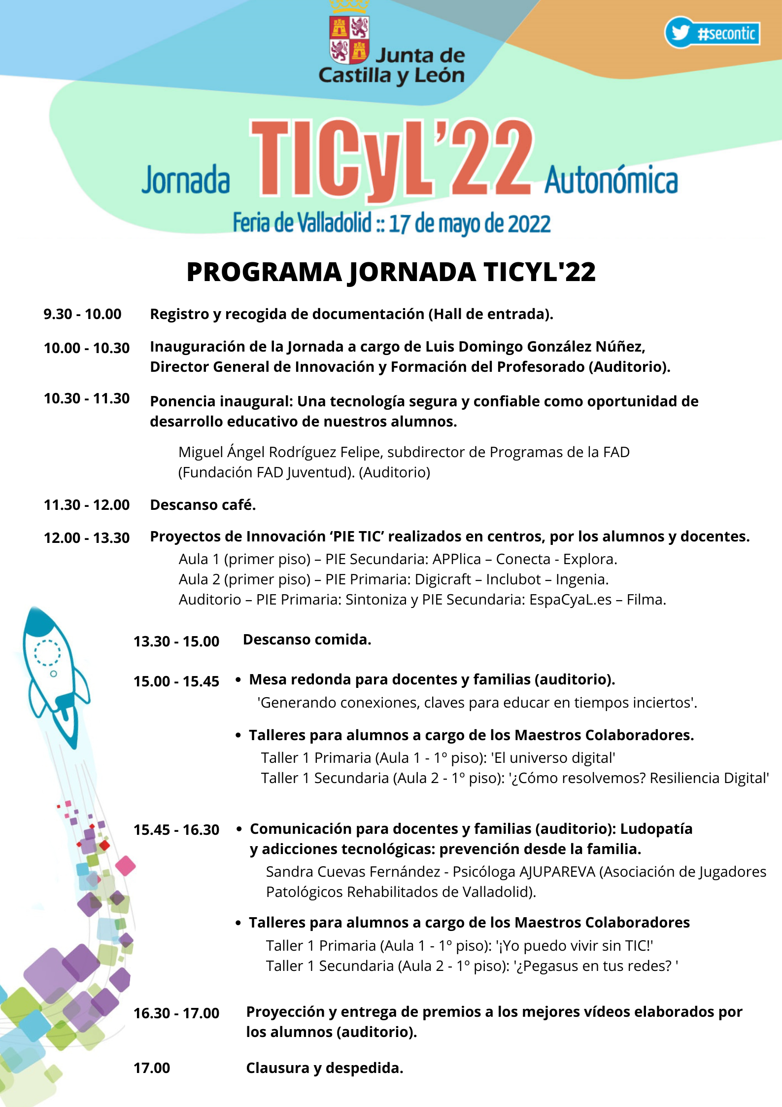 PROGRAMA JORNADA TICYL'22