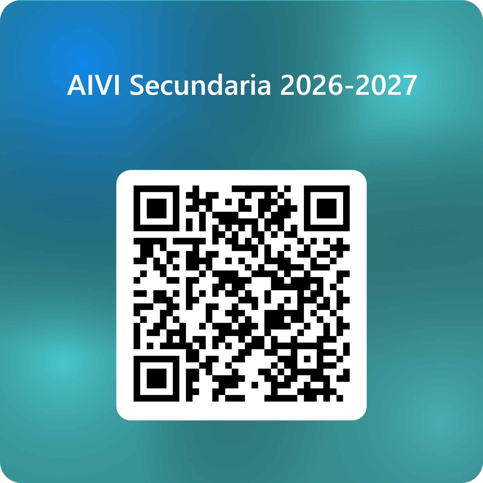 Código QR para AIVI Secundaria 2026-2027