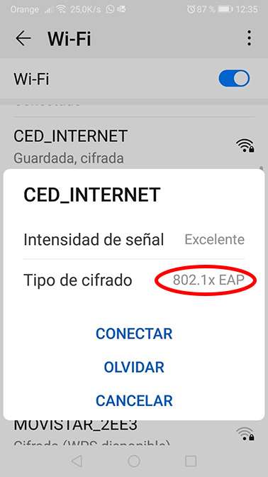 Android. Cifrado seguridad