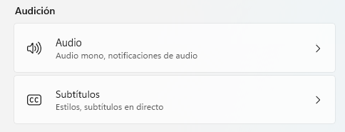 Accesibilidad audición