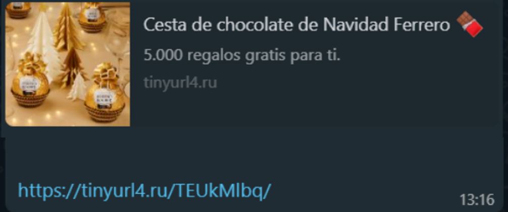 Spam a través de Whatsapp