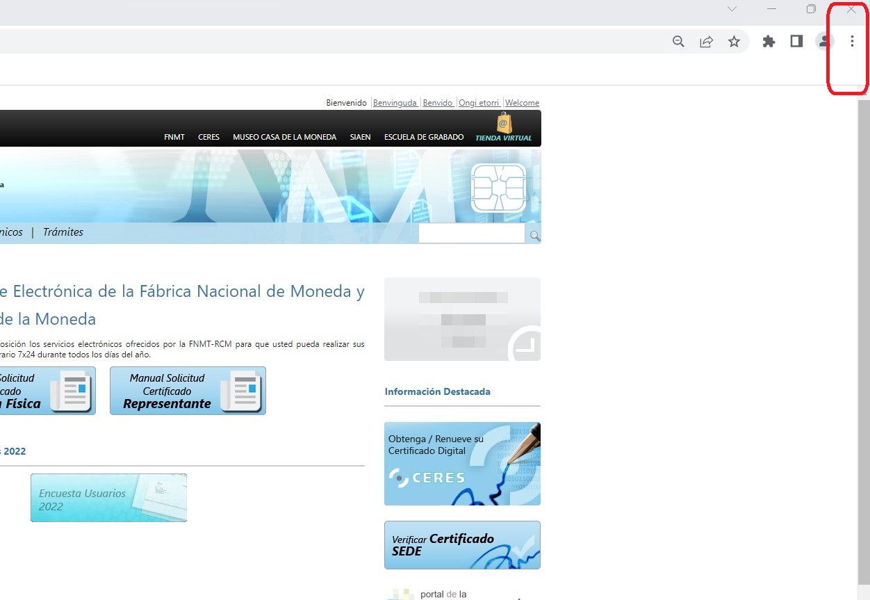 Ver certificado en Chrome