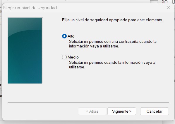Importar certificado