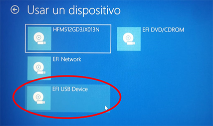 Usar un dispositivo