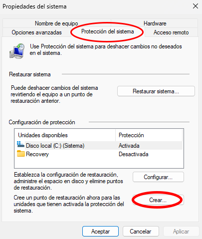 Crear punto restauración_01