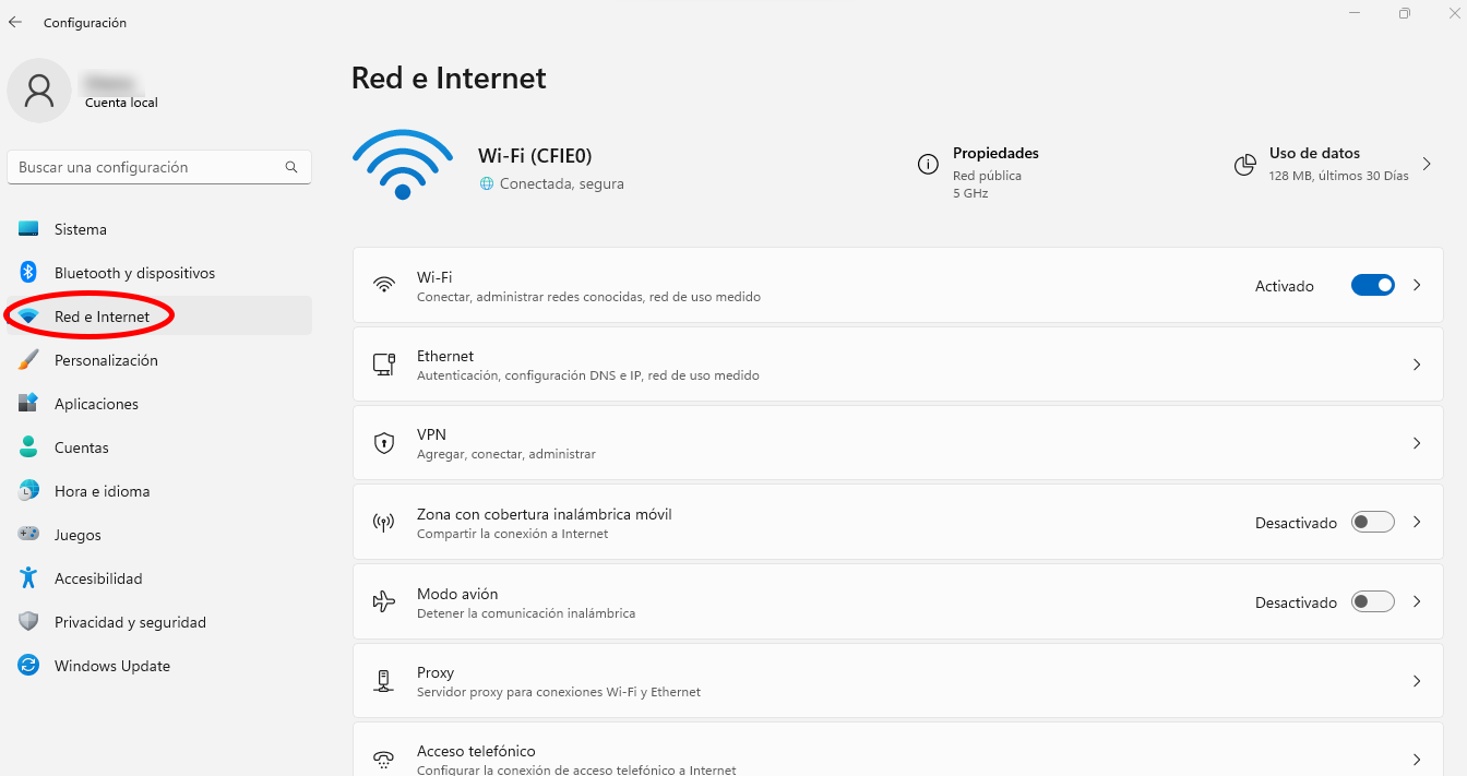 Red e Internet