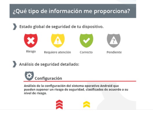 Interfaz de la aplicación Conan Mobile