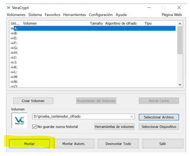 Montaje volumen