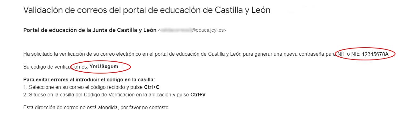Correo con código Correo con código