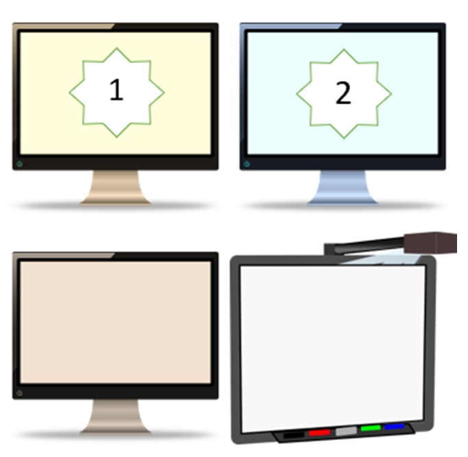 Segunda pantalla y proyector