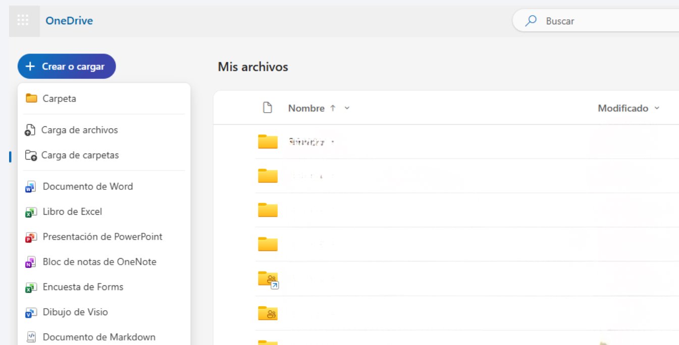 Cargar OneDrive