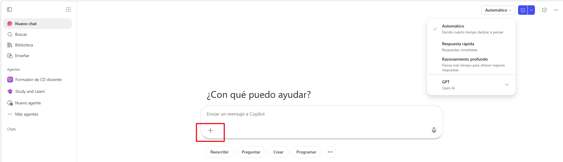 Imagen sobre agregar archivo en Nuevo Chat