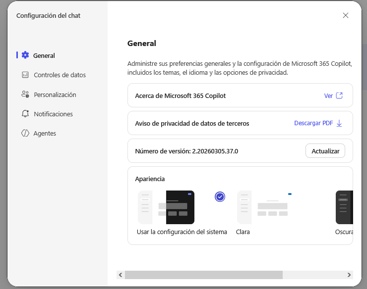 Imagen Configurar Microsoft 365 Copilot