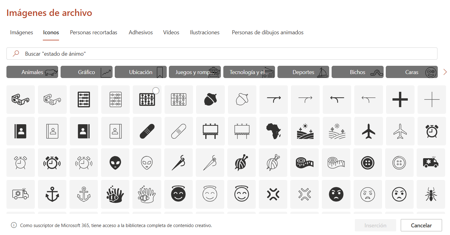 iconos power point