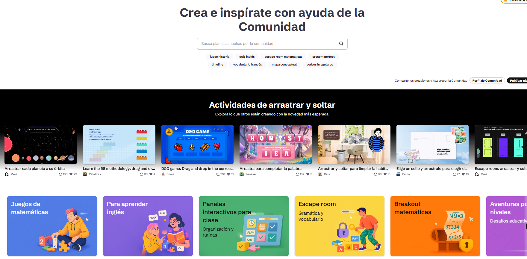 Comunidad Inspirarse en la comunidad