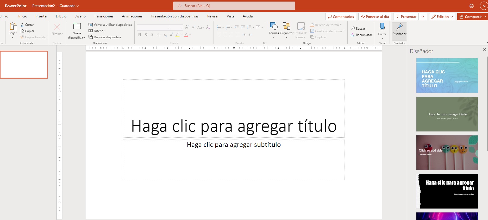 powerpoint entorno de trabajo