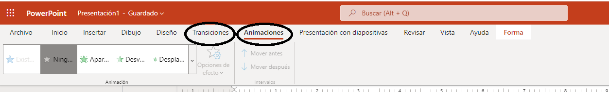 animaciones y transiciones