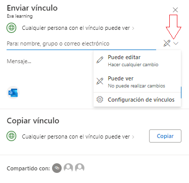 Puede editar, puede ver