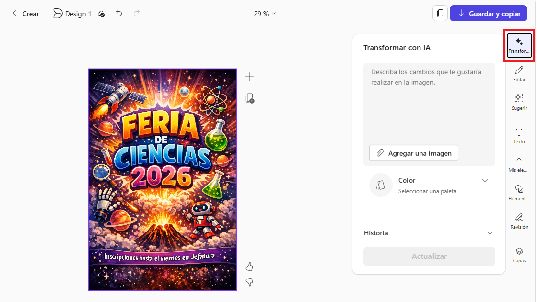 Crear póster