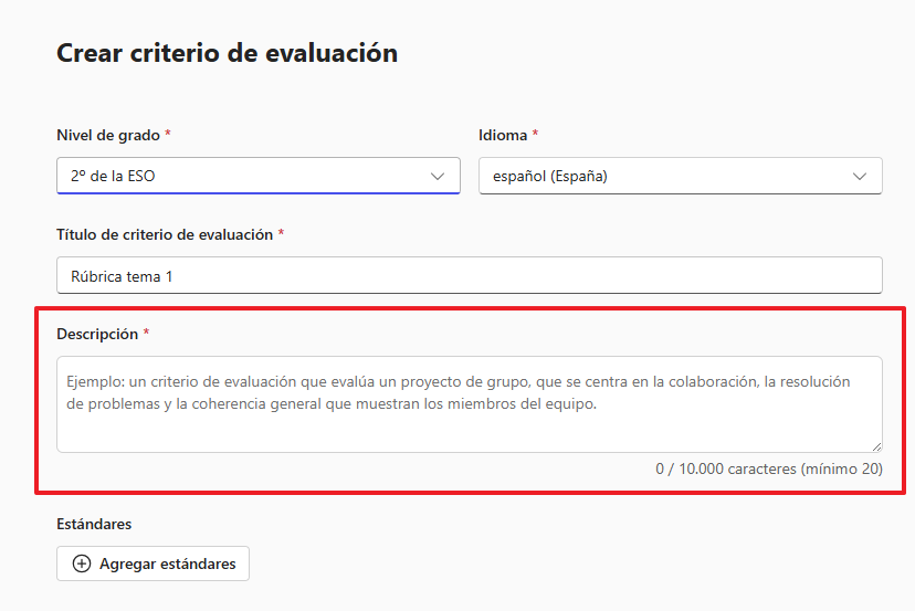 Descripción Descripción