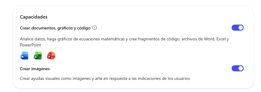 Pantallazo de las partes que forman un agente 2