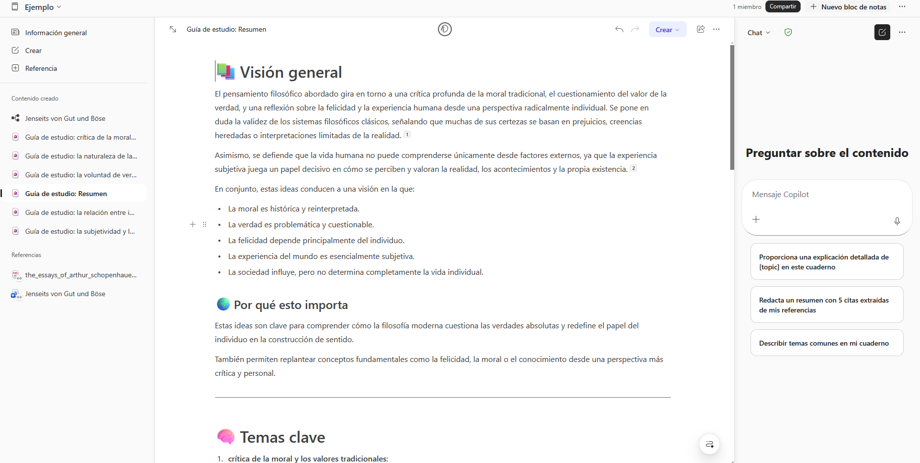 Pantallazo del proceso como crear Guias de estudios 4