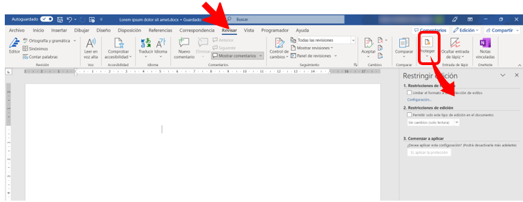 Proteger documento