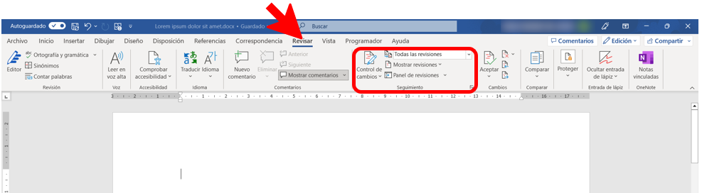 Herramientas de seguimiento