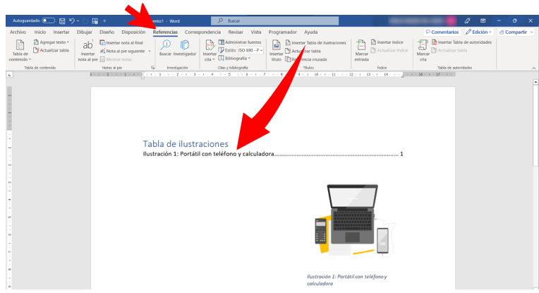 Tabla de ilustraciones