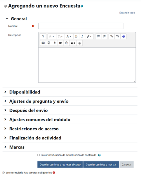 Actividad: Encuesta