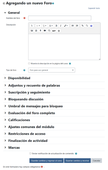 Actividad: Foro