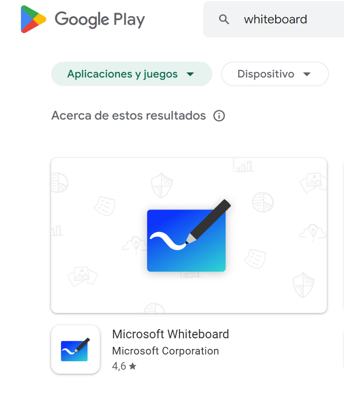 Captura de pantalla Play Store
