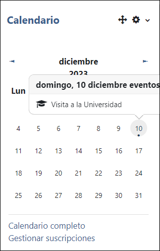 Calendario