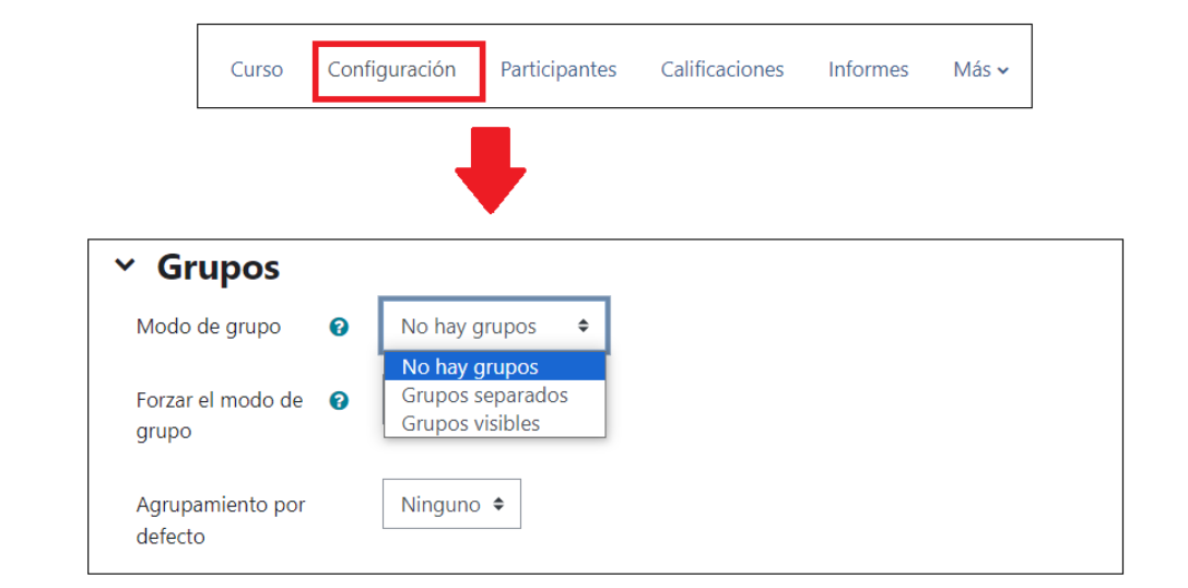 Acceso a grupos