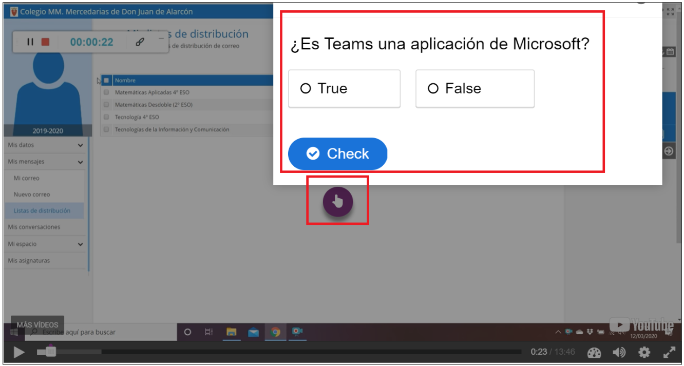 H5P 06: actividad sobre vídeo H5P 06: actividad sobre vídeo