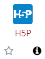 H5P: icono recurso H5P H5P: icono recurso H5P