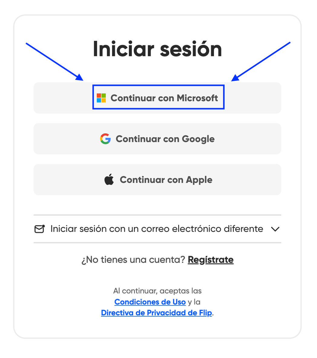 Acceso a FlipGrid 5 Acceso a FlipGrid