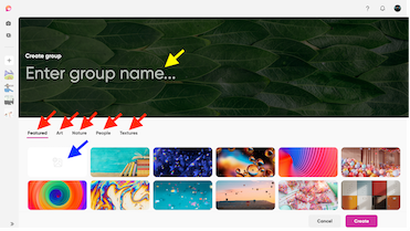 Creación de grupo 