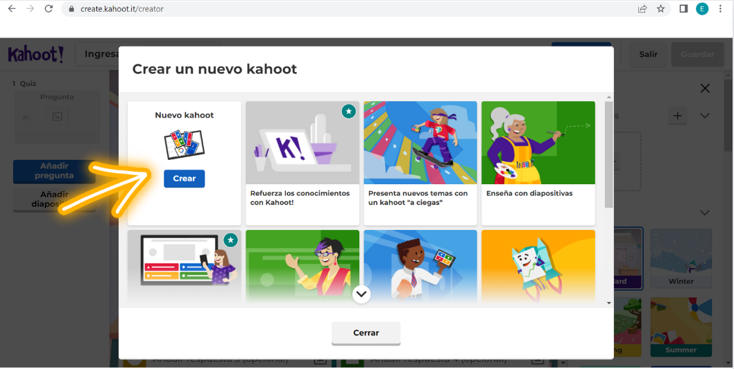 Cuestionario Kahoot! A2