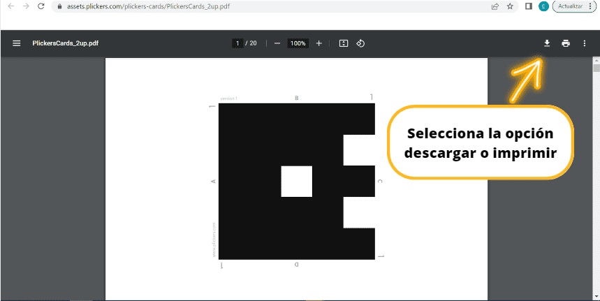 Jugar Plickers A2