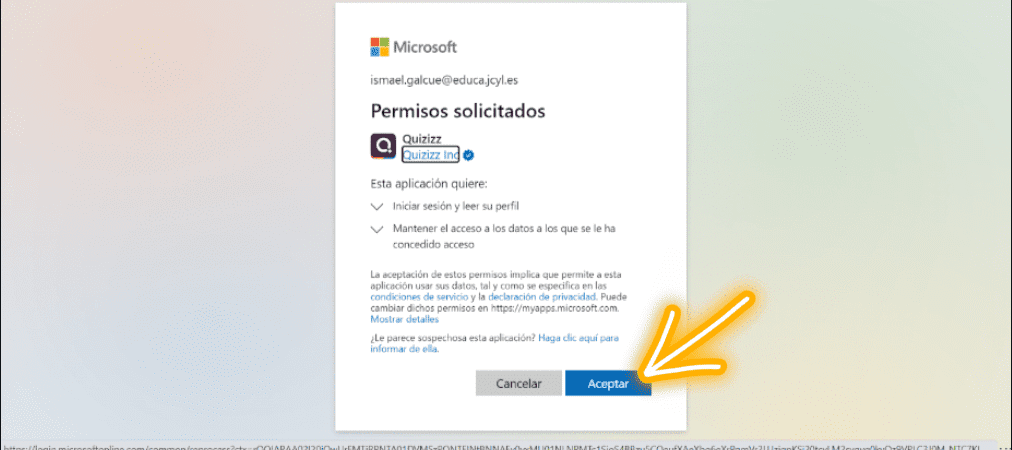 Registro Quizizz