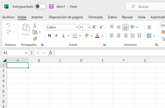Partes de una hoja de Excel: celda