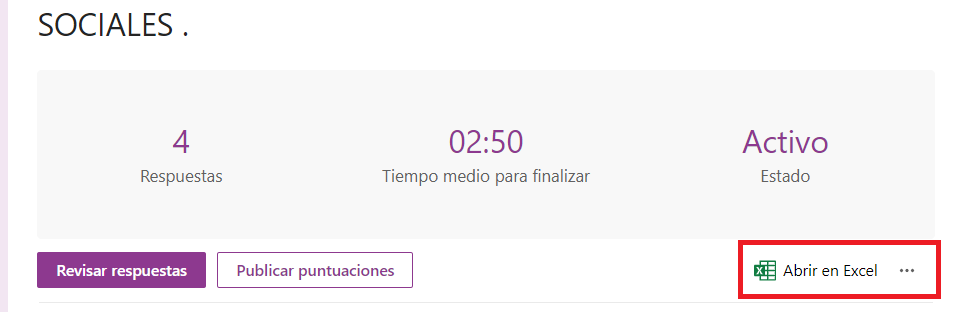 Exportar resultados 