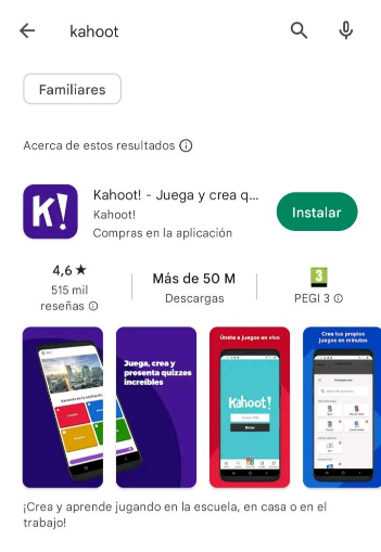 Registro Kahoot!