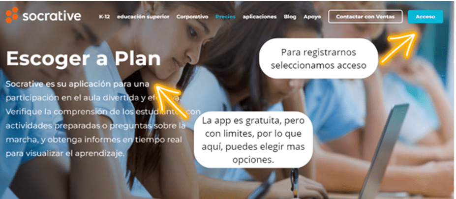 Registro Socrative B1