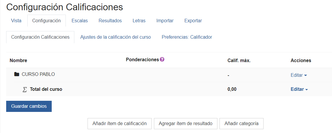 Métodos calificación