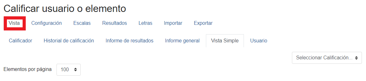 Métodos calificación