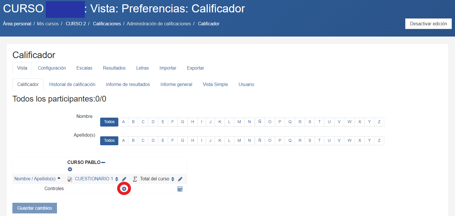 Métodos calificación