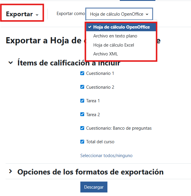 Informes o reportes 
